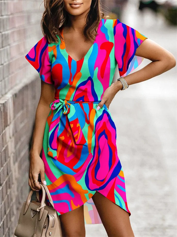 Variant image for Women's Elegant Lightweight Summer Dress with Chic Design-21