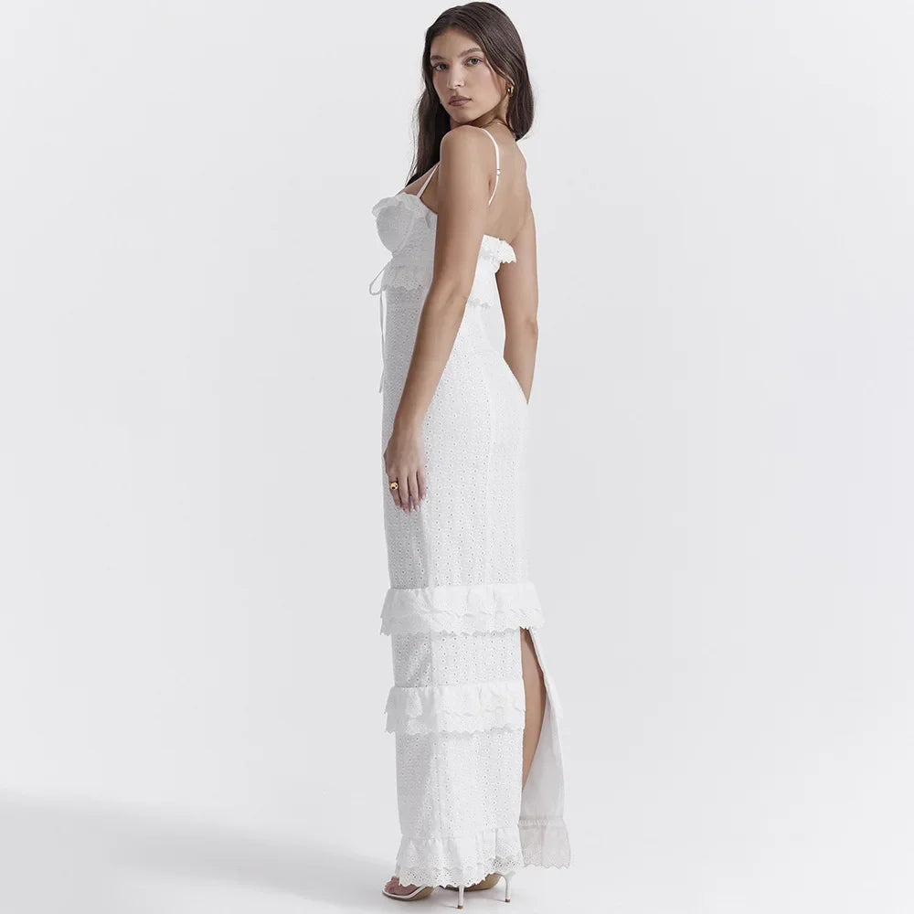 Eithne - Embroidered Maxi Dress for Women