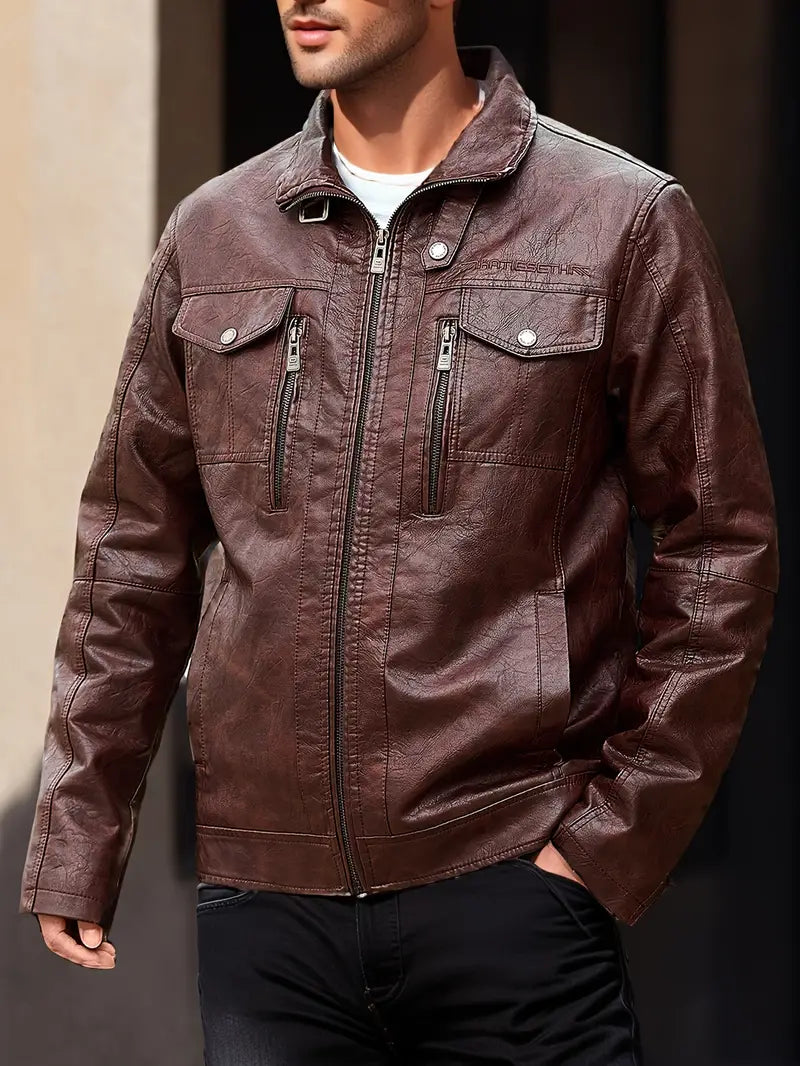 MODAL Mens Leather good Jacket