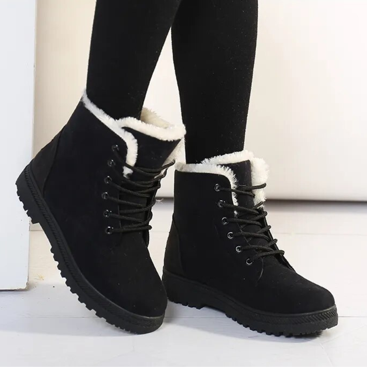 Black winter shoes womens online