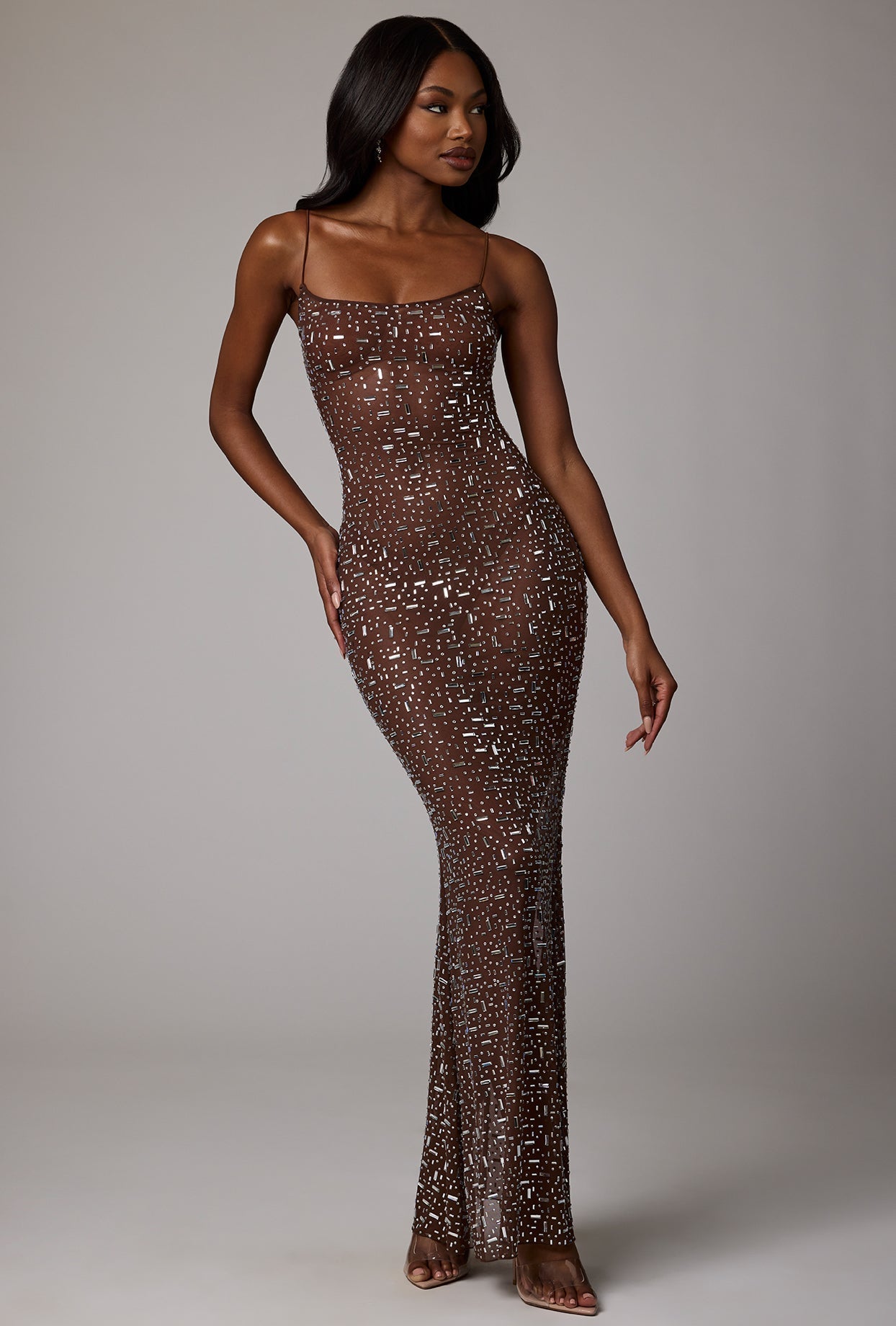 Joura - Sheer Evening Dress for Women