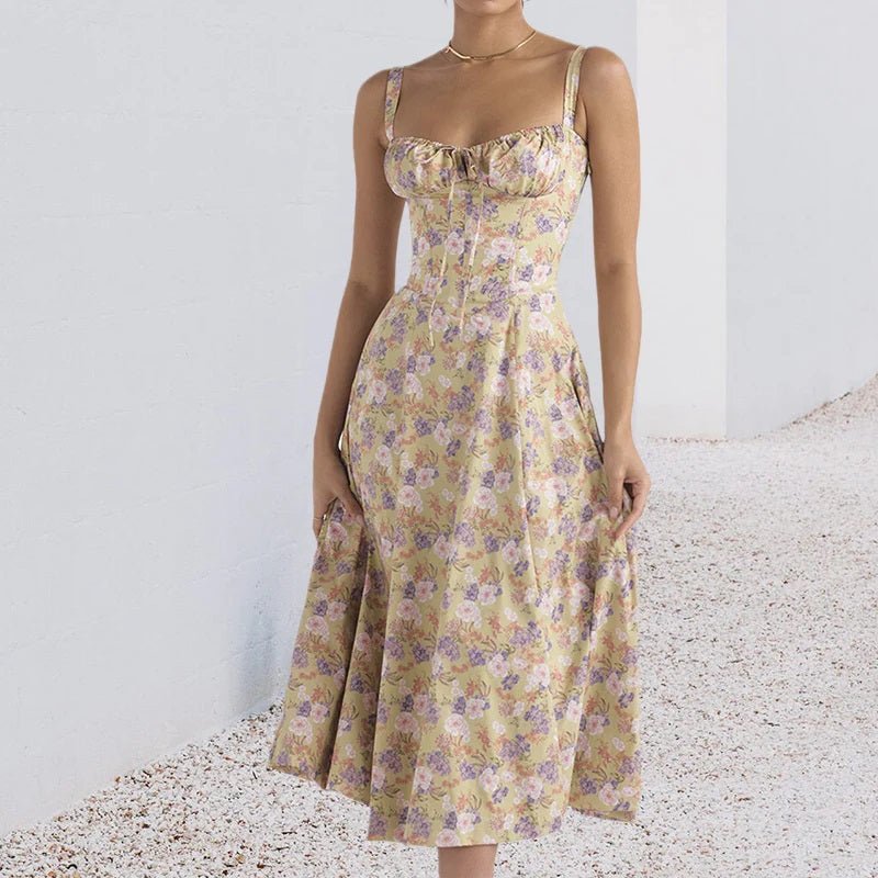 Zirelle - Elegant Summer Midi Dress for Women
