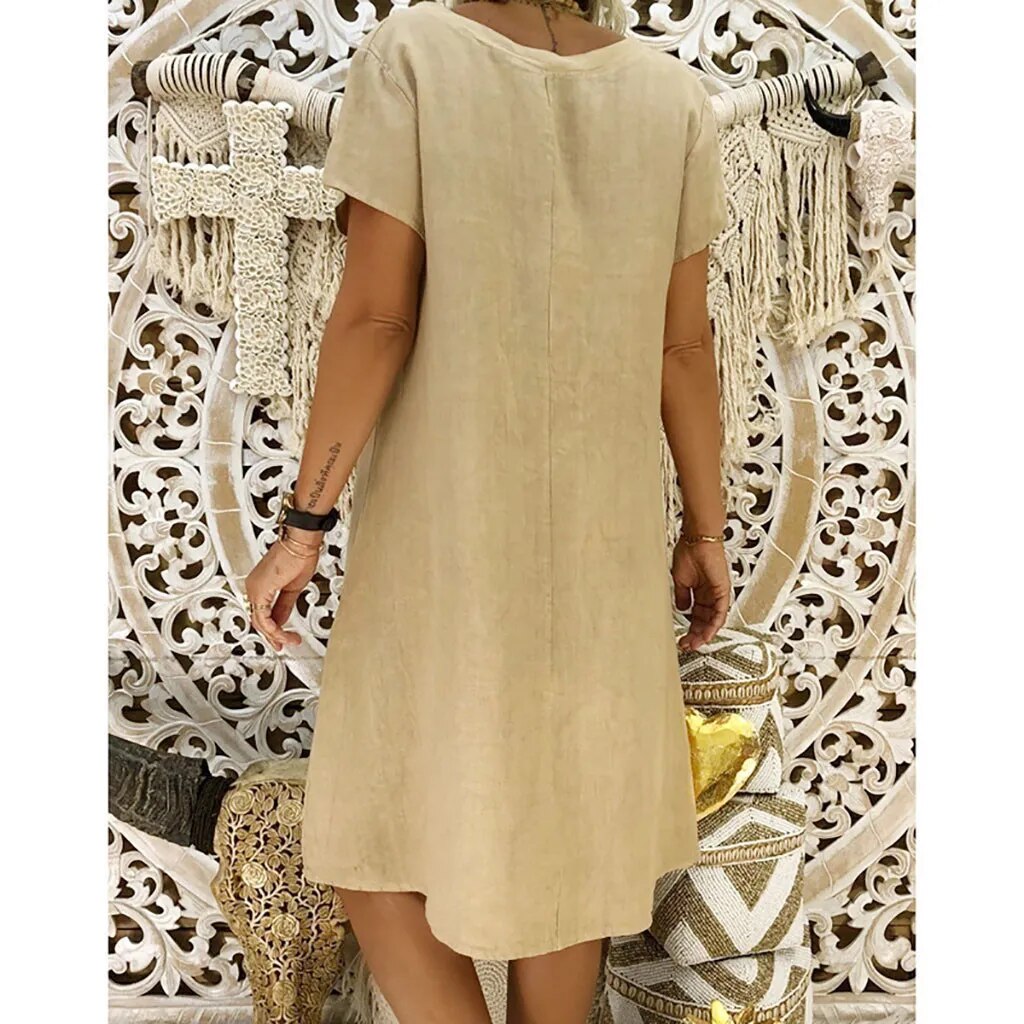 Tesni - Lightweight Midi Dress for Women