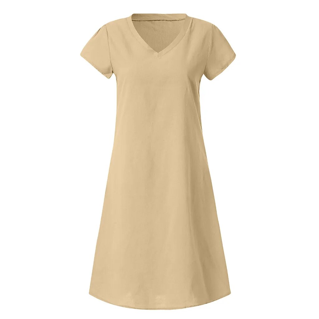 Tesni - Lightweight Midi Dress for Women