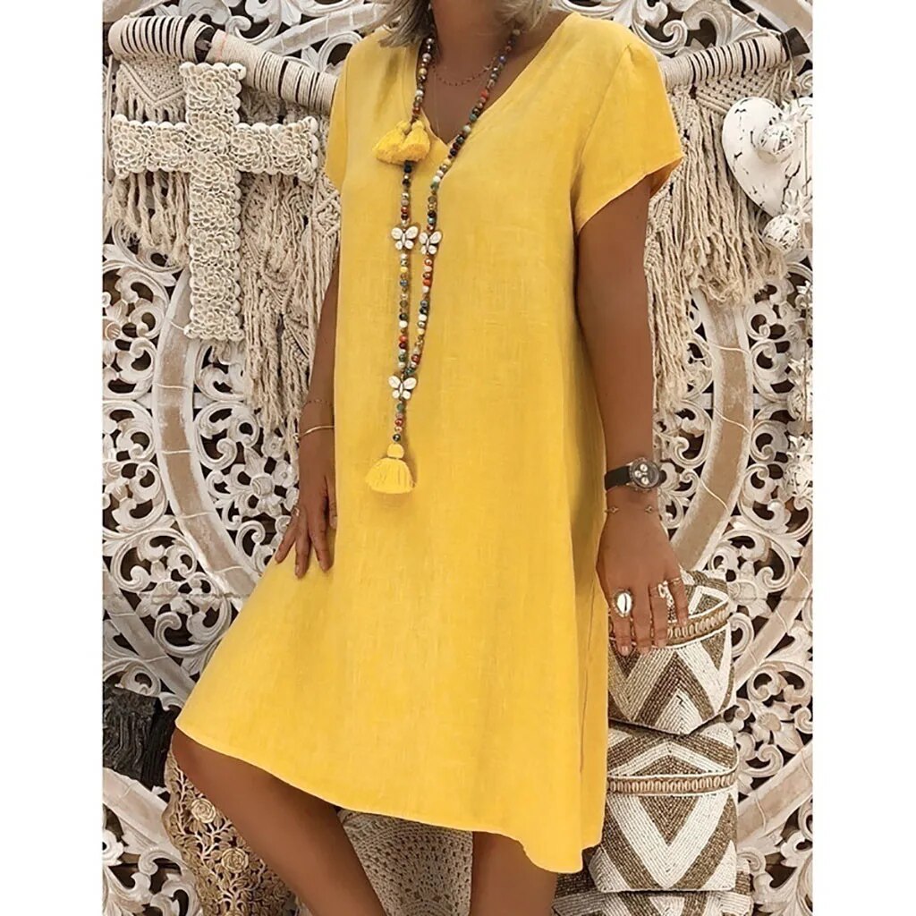 Tesni - Lightweight Midi Dress for Women