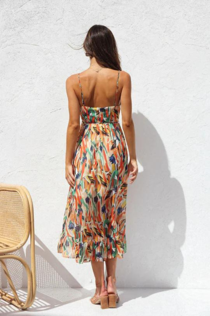 Zaniyah - Elegant Midi Dress for Women