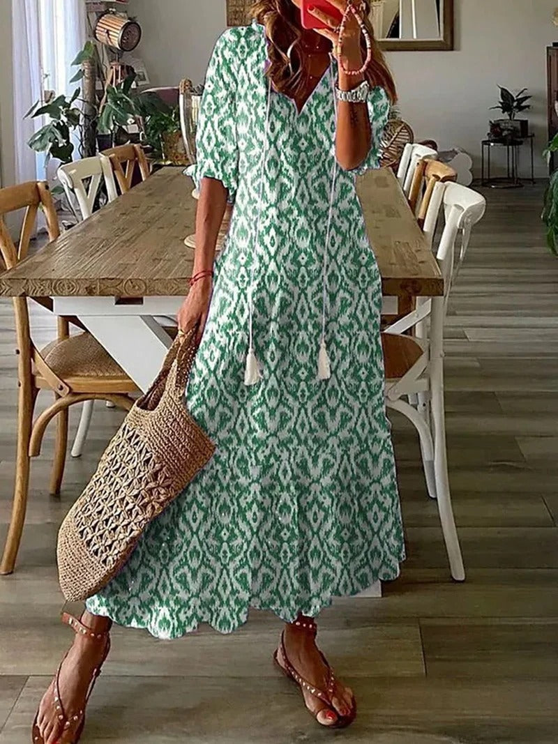 Azaria - Floral Maxi Dress for Women