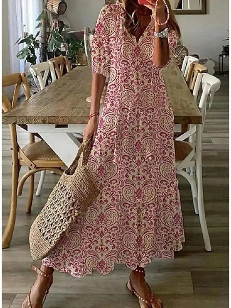 Azaria - Floral Maxi Dress for Women