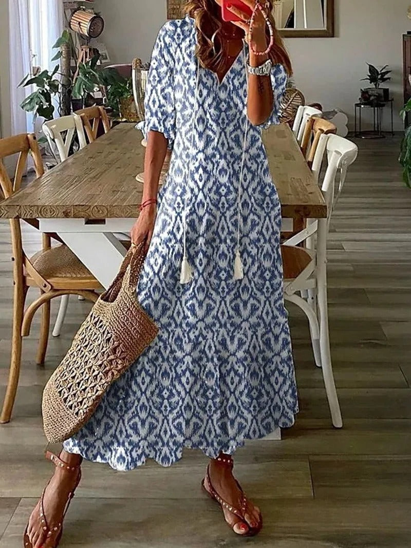 Azaria - Floral Maxi Dress for Women