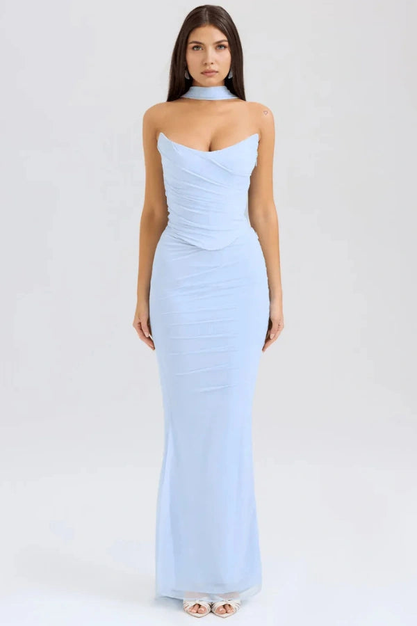 Llinos - Elegant Mesh Cocktail Dress for Women