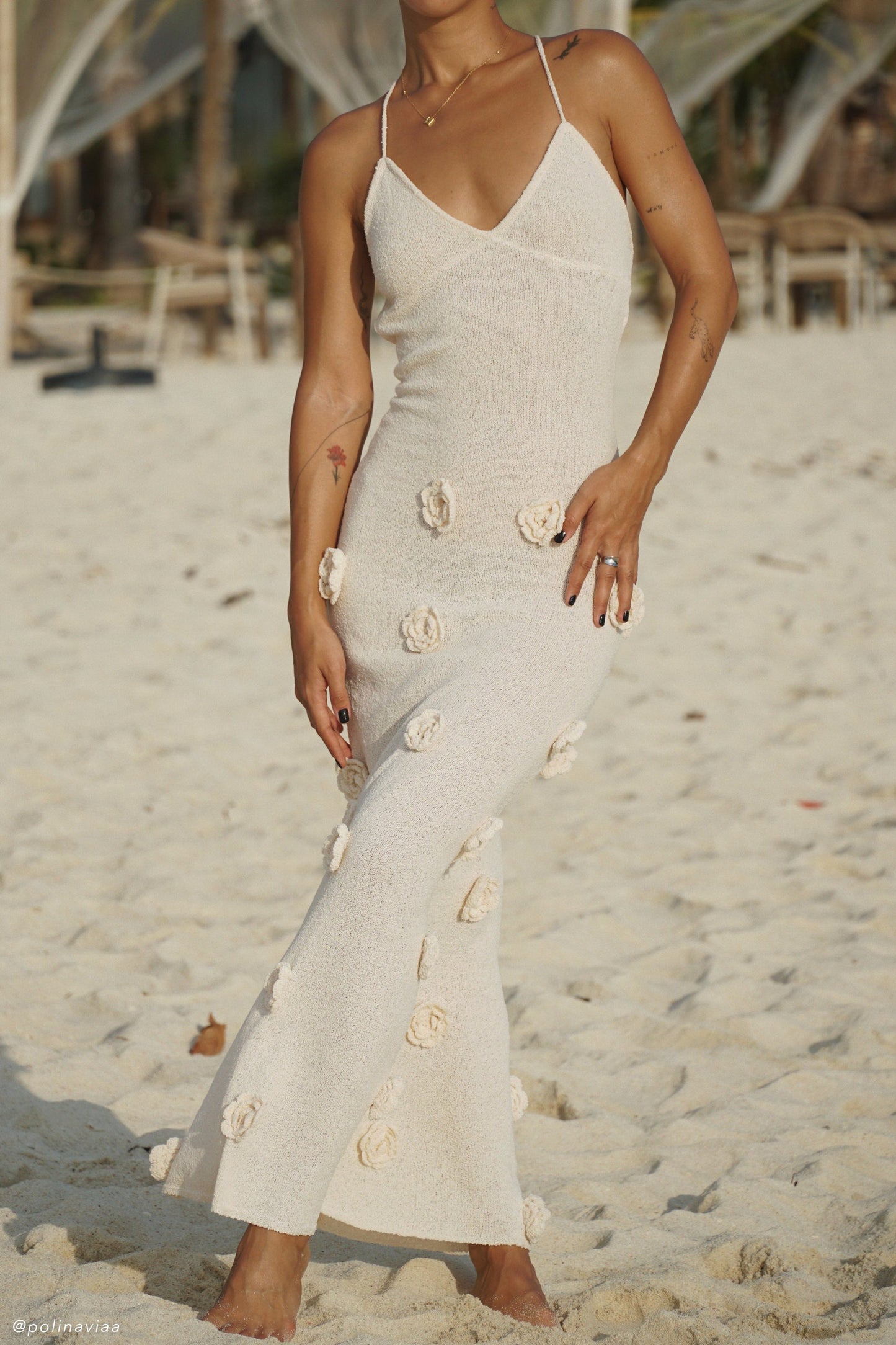 Amaris - Floral Bodycon Dress for Women