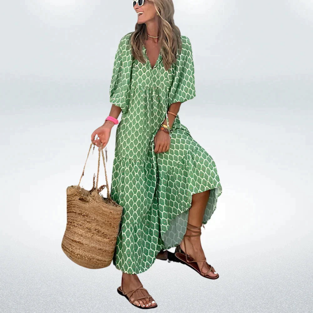 Variant image for Women's Stylish Premium Fabric Dress with Trendy Design-2