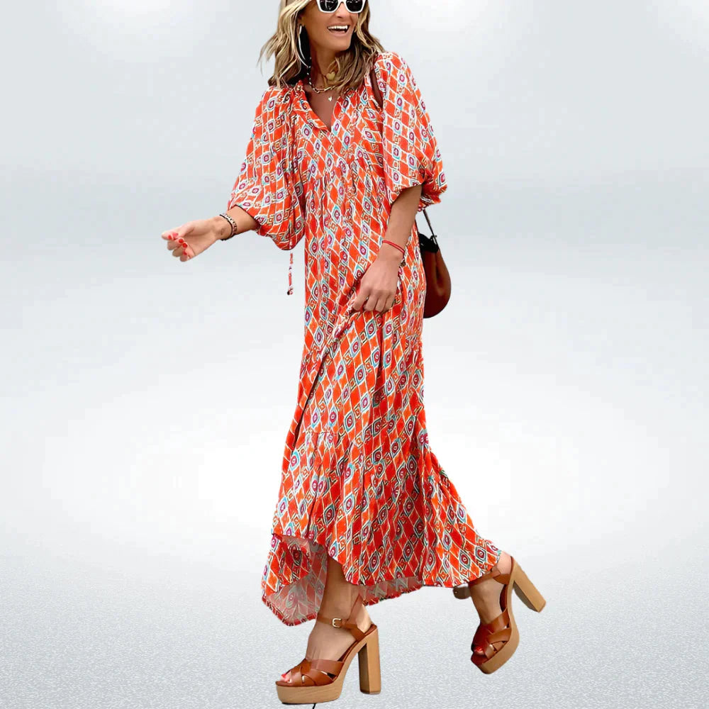 Women's Stylish Premium Fabric Dress with Trendy Design-1