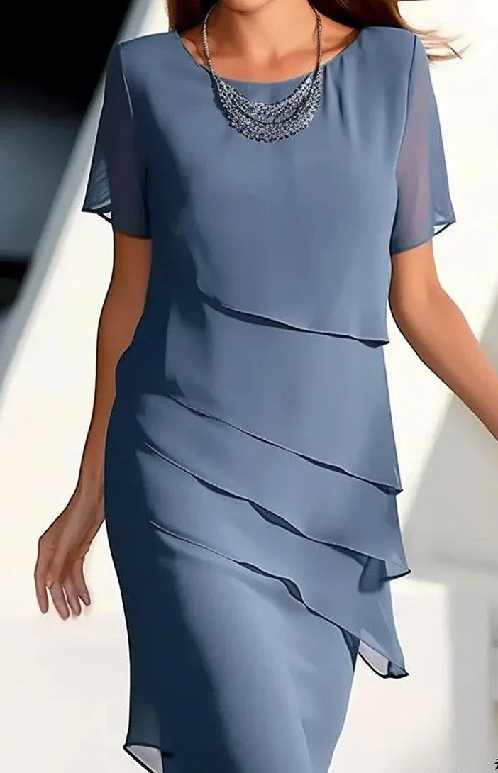 Perrin - Elegant Midi Dress for Women