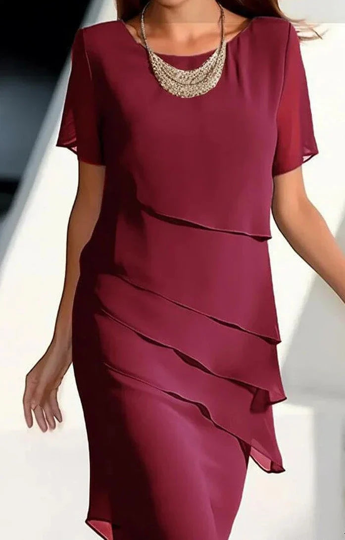Perrin - Elegant Midi Dress for Women
