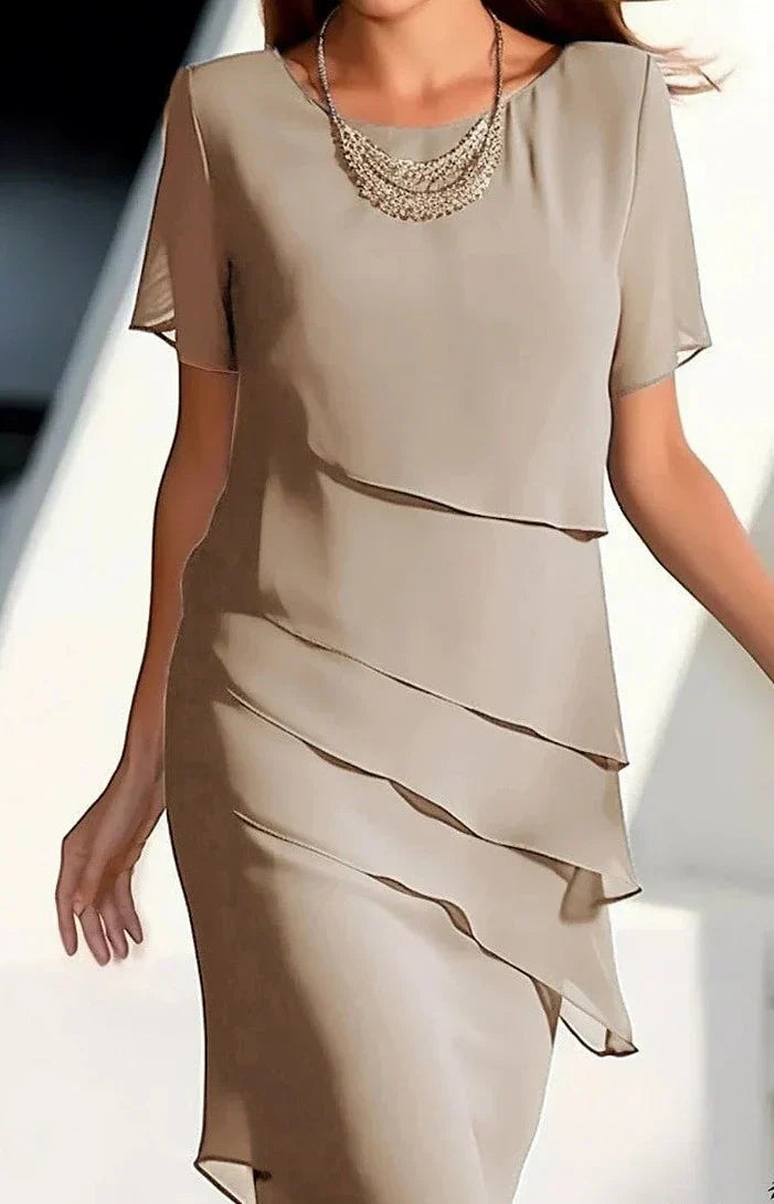 Perrin - Elegant Midi Dress for Women