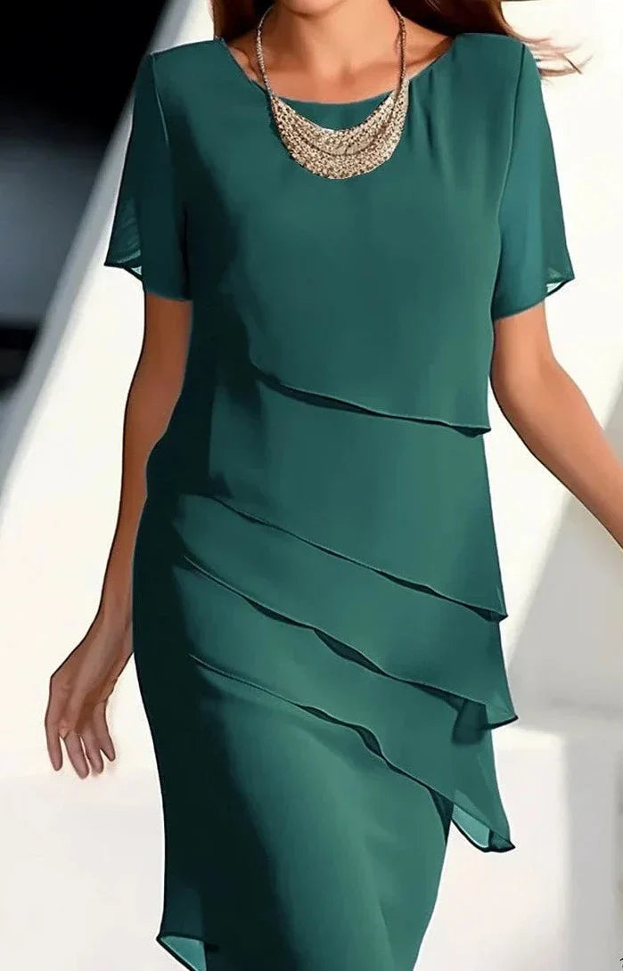 Perrin - Elegant Midi Dress for Women