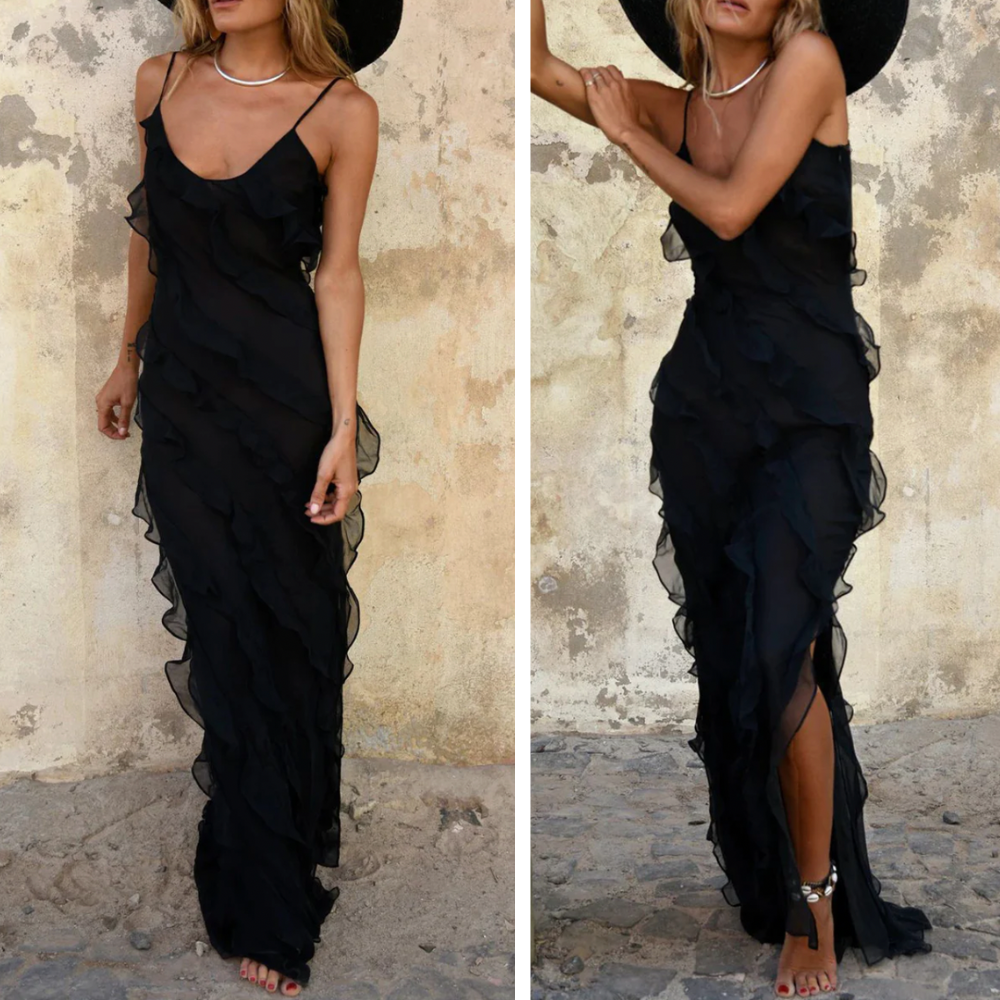 Variant image for Women's Elegant Lightweight Maxi Dress with Feminine Cut-5