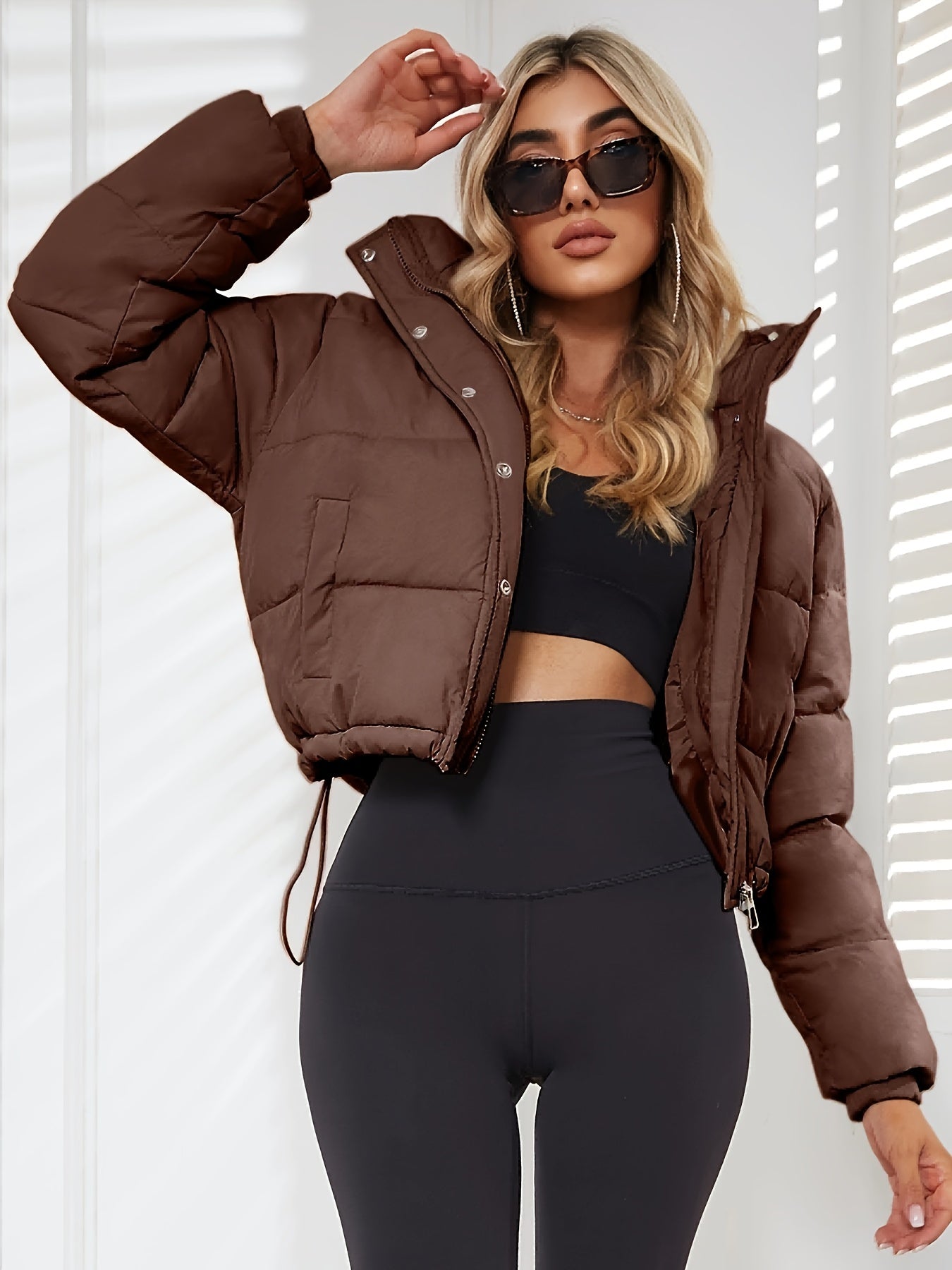 Stylish Short Warm Winter Jacket for Women Ideal for Winter