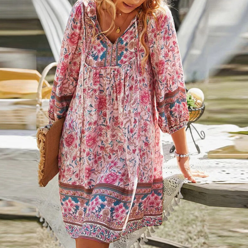 Margie - Dress - Bohemian - Light Formal Style - Ideal for Summer