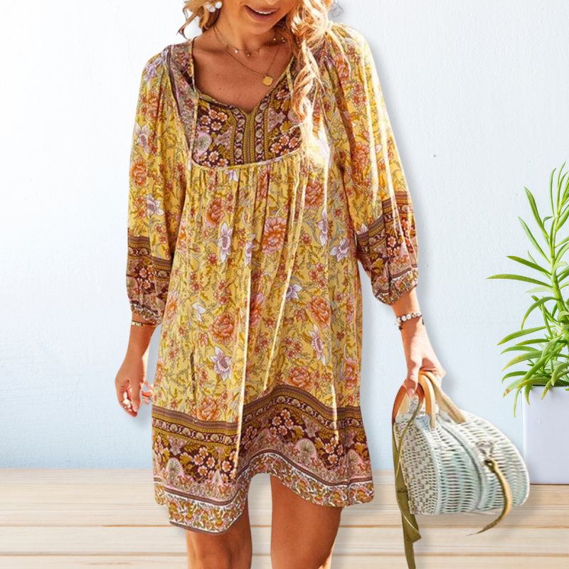 Margie - Dress - Bohemian - Light Formal Style - Ideal for Summer