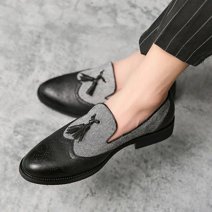 Men’s Comfortable Oxford Loafers with Tassel | Ideal for All Seasons