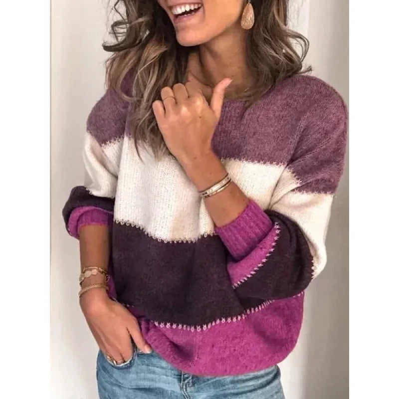 Women's Stylish Cashmere Pullover Sweatshirt | Ideal for Autumn/Winter