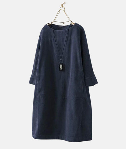 Clarity - Round Neck Dress - Casual - Modern Style - Everyday Wear