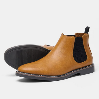 Men's Casual Vegan Leather Chelsea Boots | Perfect for All Seasons