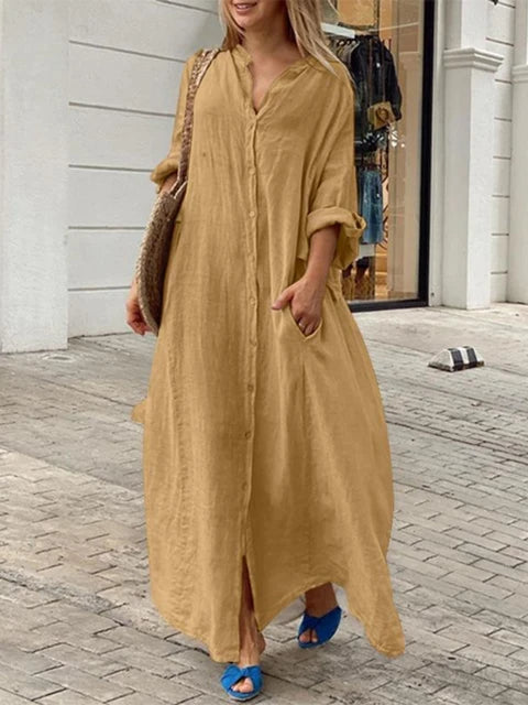 Maja - Maxi Dress - Casual - Light Formal Style - For Everyday Wear