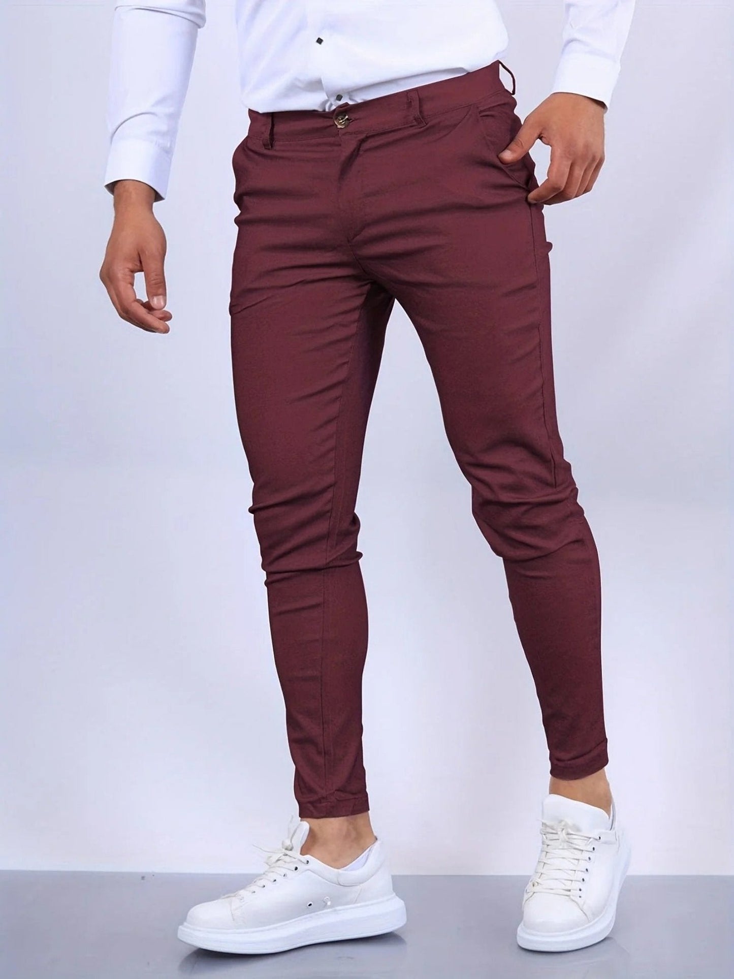 Asher - Chino Pants - Classic - Tailored Fit - Ideal for Autumn