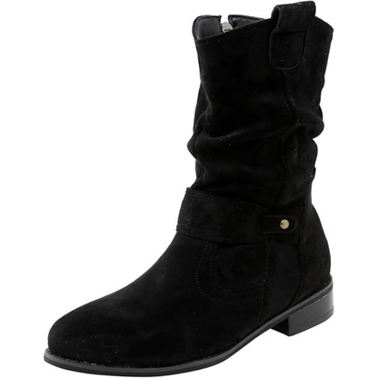 Jovie - Low Suede Boots - Chic - Seasoncollection- Ideal for Winter