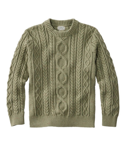 Men's Soft Round Neck Cable Knitted Jumper | Ideal for Autumn/Winter