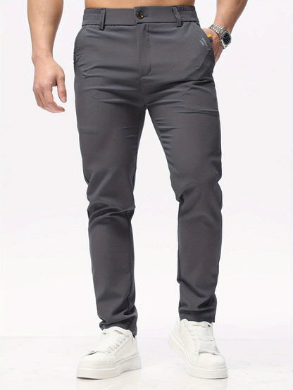 Kai - Slim-Fit Business Trousers - Chic/Elegant - Tailored Fit - For Formal Occasions