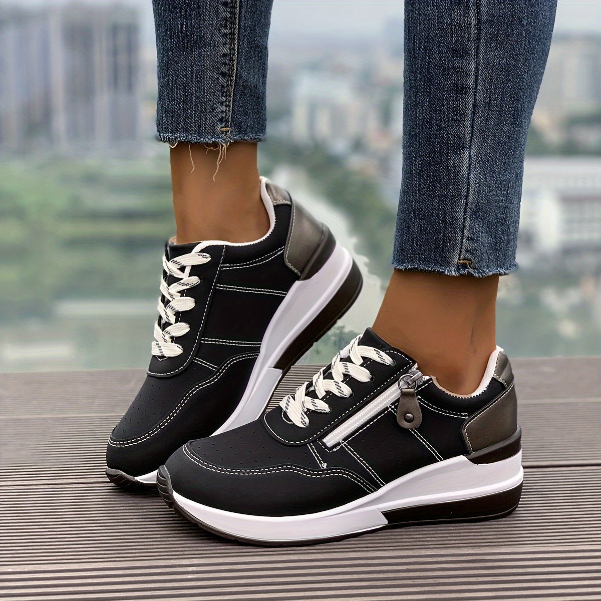 Gray fashion popular Sneakers