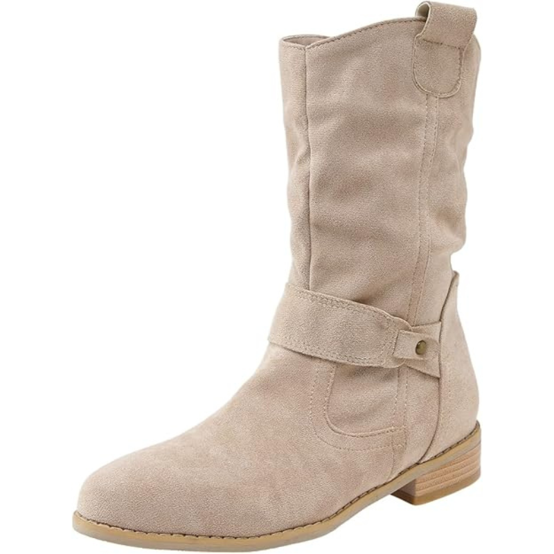 Jovie - Low Suede Boots - Chic - Seasoncollection- Ideal for Winter