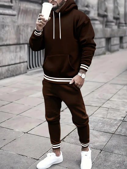 Casual Hoodie And Pants Tracksuit for Men | Ideal for All Seasons