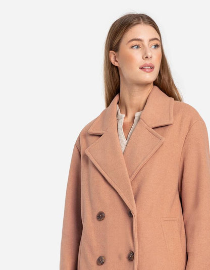 Women's Casual Double-Breasted Long Classic Winter Trench Coat | Ideal for Autumn/Winter