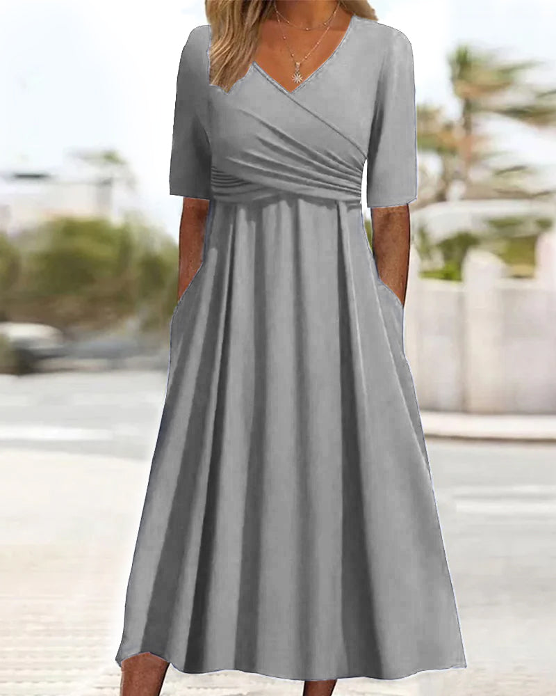 Priscilla - Midi Dress - Chic - Light Formal Style - Ideal For Parties