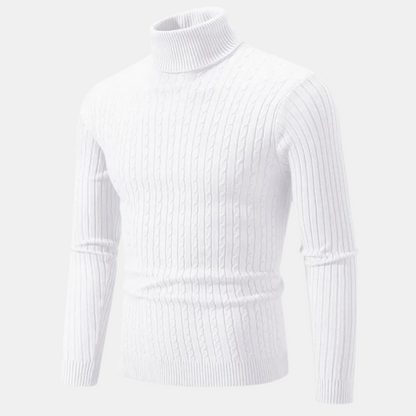 Jared - Knitted turtleneck sweater - Classic - Comfortable - Ideal for autumn/winter