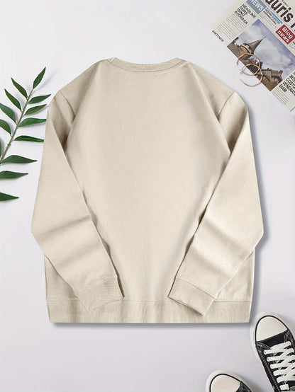 Stylish Cotton Pullover Sweatshirt for Men | Perfect for Casual Days