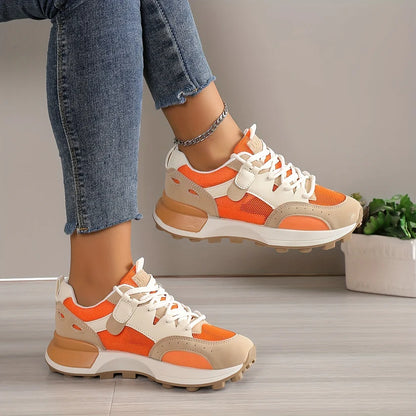 Elegant Color Block Sneakers for Women | Perfect for Casual Days