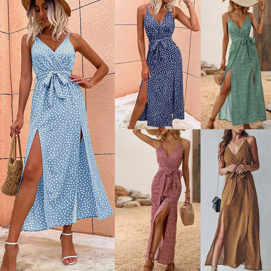 Annie - Dotted Maxi Dress - Casual - Modern Style - Everyday Wear
