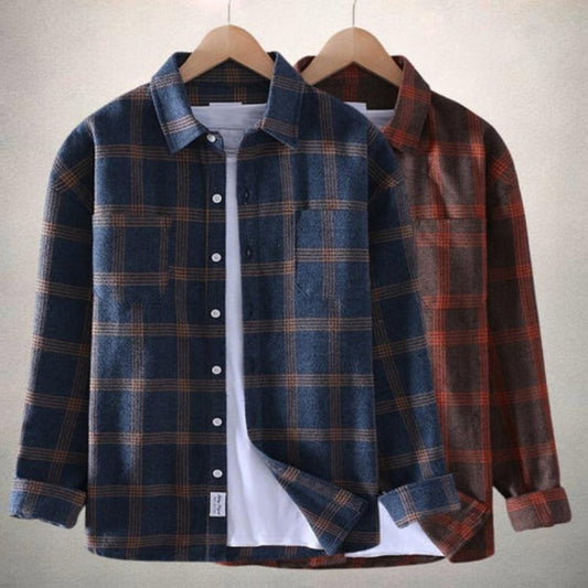 Damon - Long Sleeve Polo - Classic - High Quality Material - Perfect for Casual Days