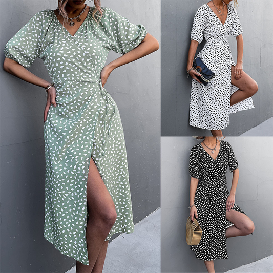 Georgia -  V-neck dress - Casual - Timeless Style - Ideal for Summer