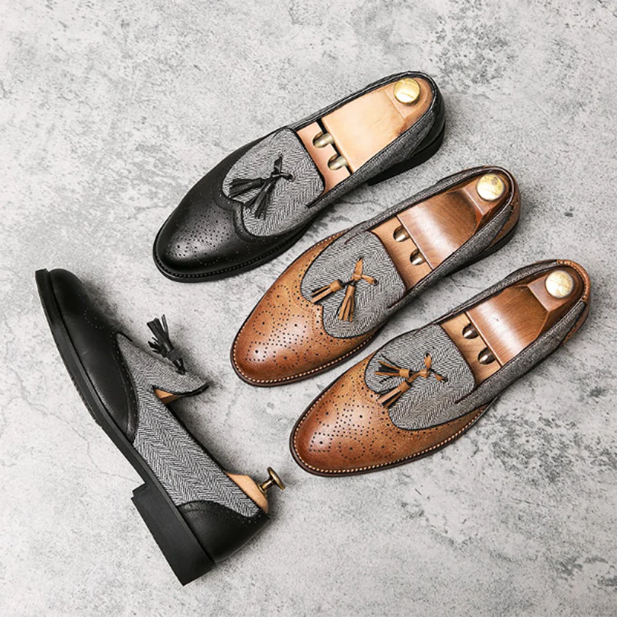 Men’s Comfortable Oxford Loafers with Tassel | Ideal for All Seasons