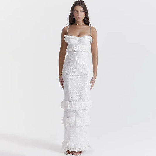 Eithne - Embroidered Maxi Dress for Women