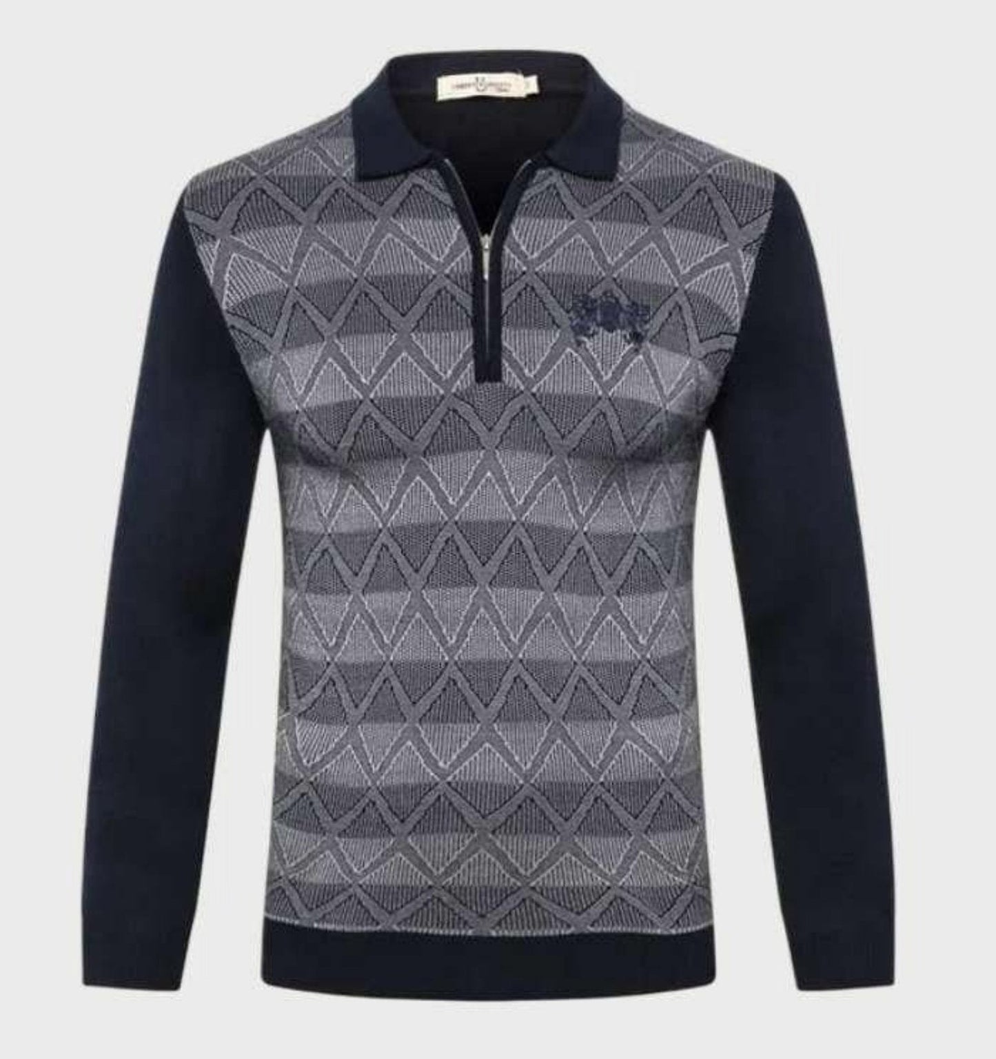 Lester - Polo Pullover with Zip - Classic - Trendy - Ideal for Autumn/Winter