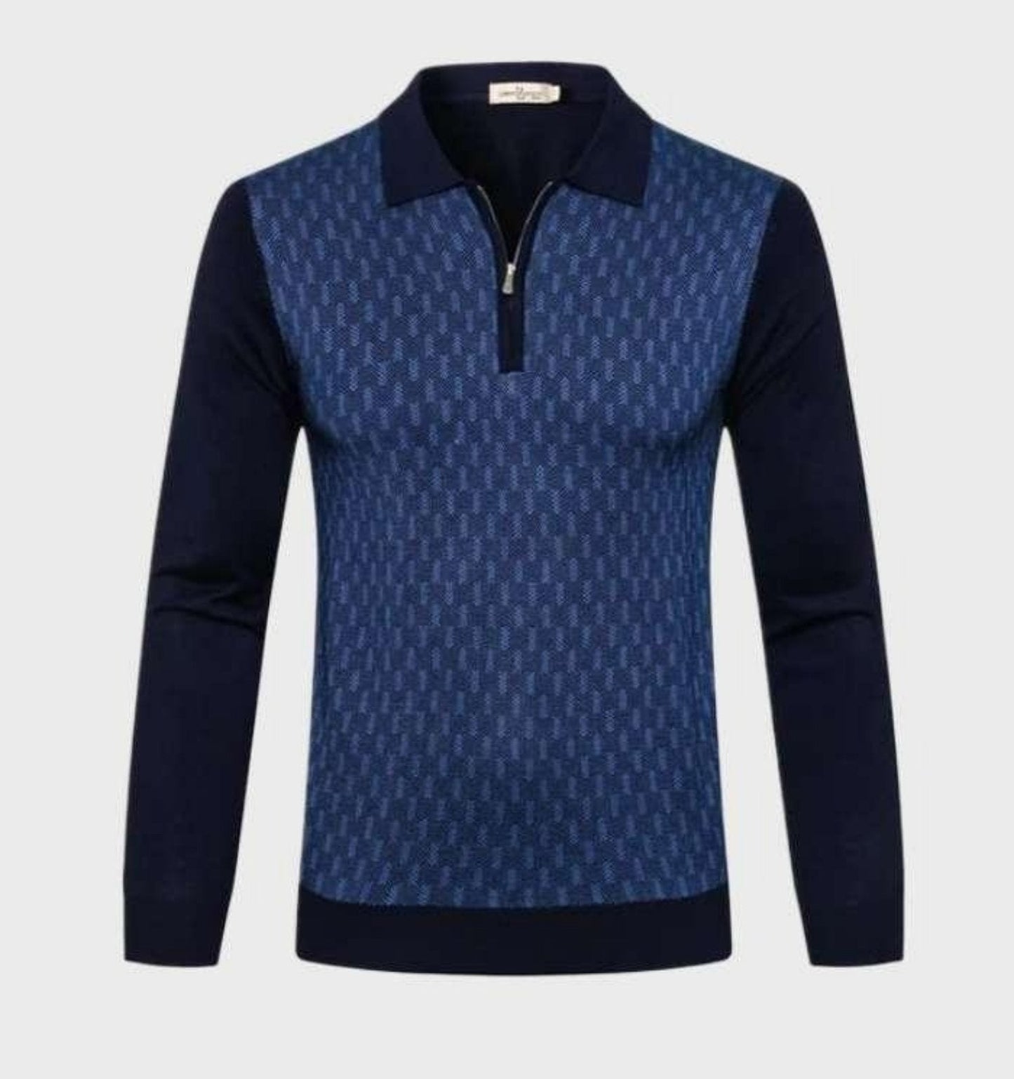 Lester - Polo Pullover with Zip - Classic - Trendy - Ideal for Autumn/Winter