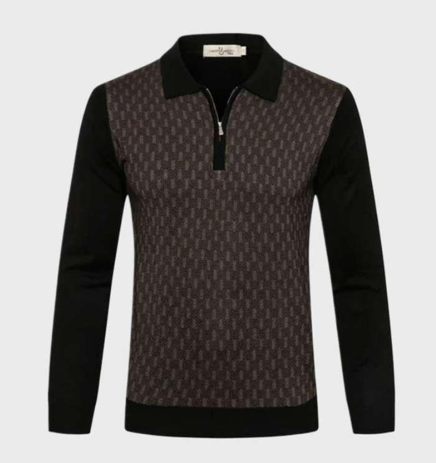 Lester - Polo Pullover with Zip - Classic - Trendy - Ideal for Autumn/Winter